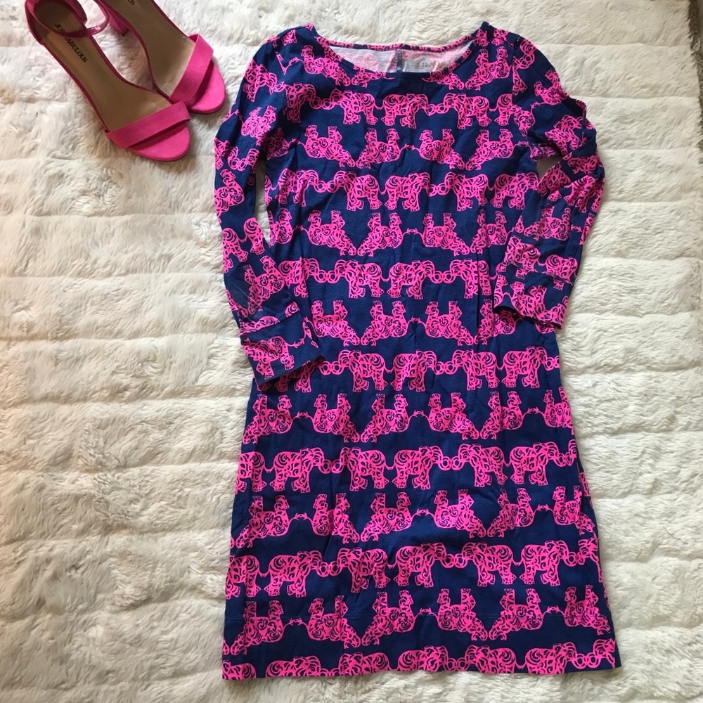 Lilly Pulitzer Tusk in Sun 3/4 Sleeve Shift Dress
